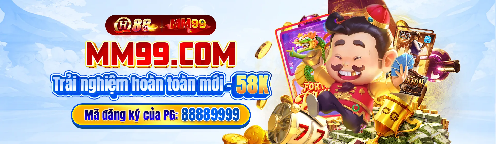Máy nổ hũ jackpot với biểu tượng tiền vàng và logo Kingbet86pro